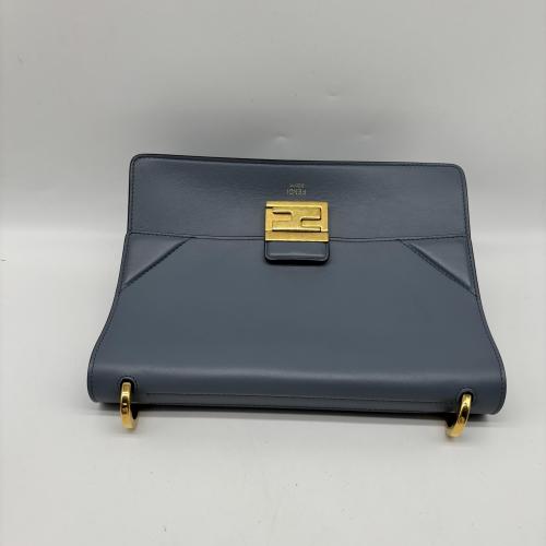 Fendi Light Blue Leather Crossbody Bag photo 6