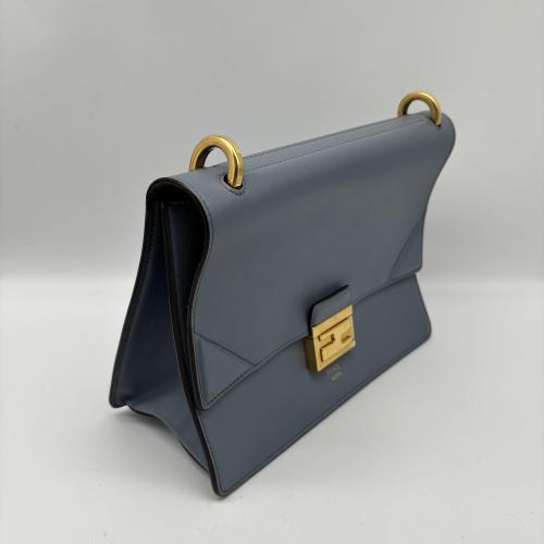 Fendi Light Blue Leather Crossbody Bag photo 7
