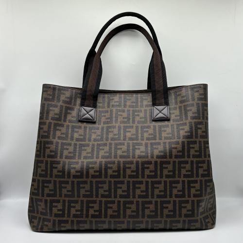 Fendi Brown Zucca Canvas Tote Bag photo 2