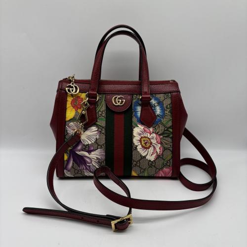 Gucci Floral Design Small Tote Bag