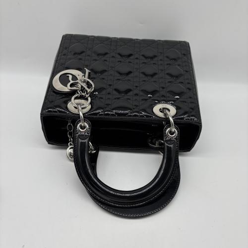 Christian Dior Medium Patent Leather Lady Dior Bag photo 5