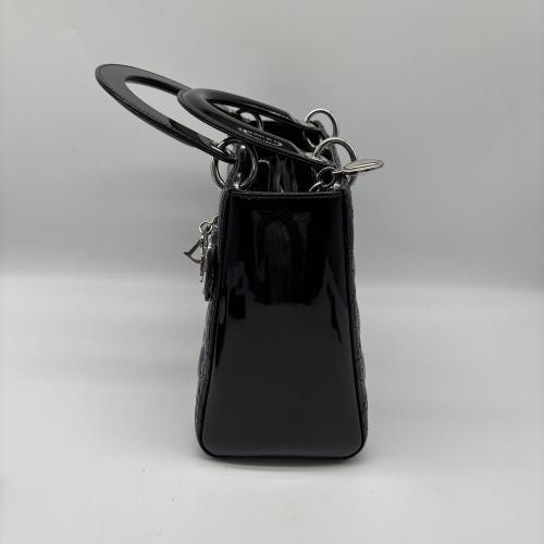 Christian Dior Medium Patent Leather Lady Dior Bag photo 6