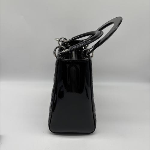 Christian Dior Medium Patent Leather Lady Dior Bag photo 7