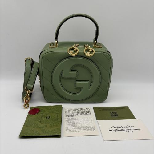 Gucci Matelasse Calfskin Top Handle Handbag