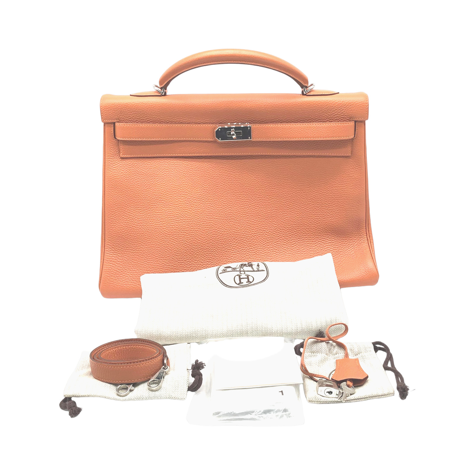 Hermès Kelly Retourne 40, Orange