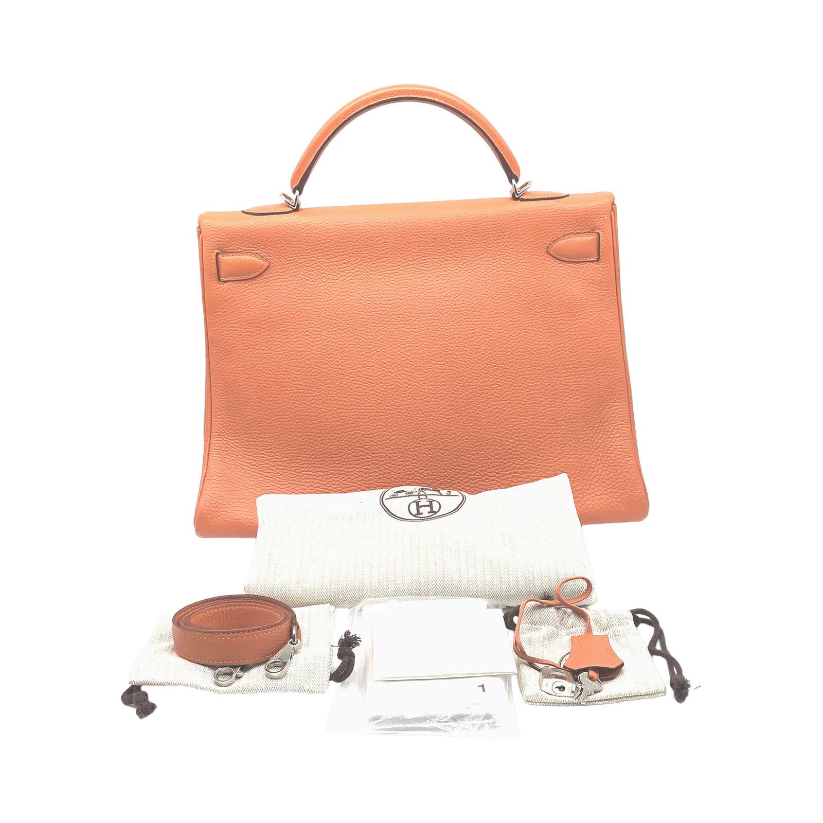 Hermès Kelly Retourne 40, Orange photo 2