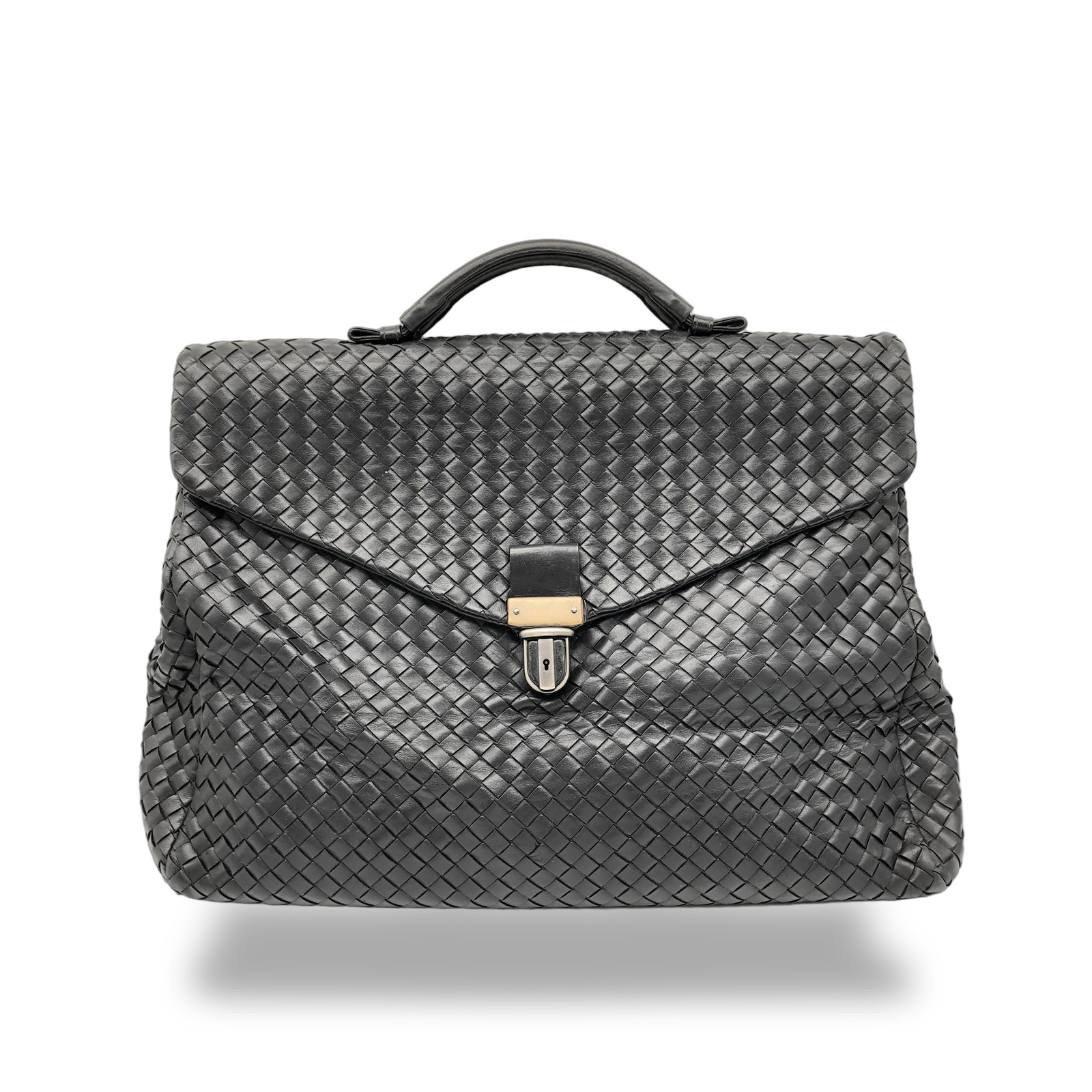 Bottega Veneta Intrecciato Leather Business Briefcase