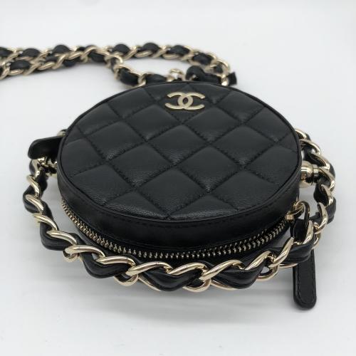Chanel Quilted Round Mini Chain Bag photo 5