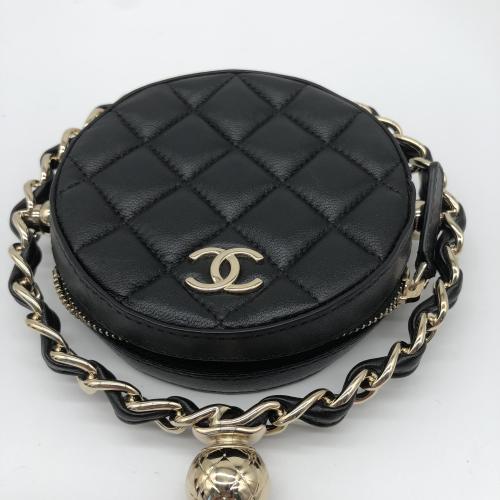 Chanel Quilted Round Mini Chain Bag photo 6