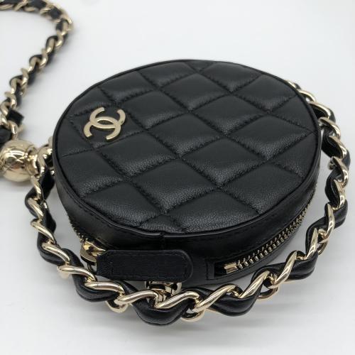 Chanel Quilted Round Mini Chain Bag photo 8