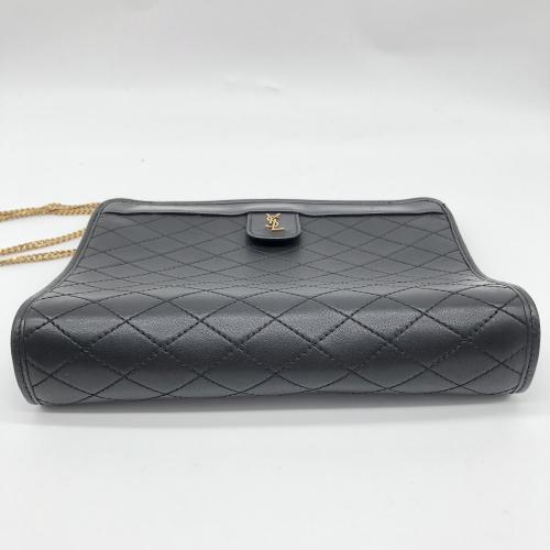 Yves Saint Laurent Black Quilted Leather Shoulder Bag photo 6