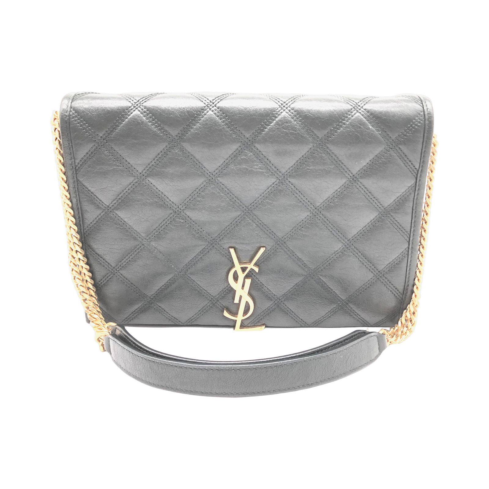 Yves Saint Laurent Quilted Leather Chain Shoulder Bag