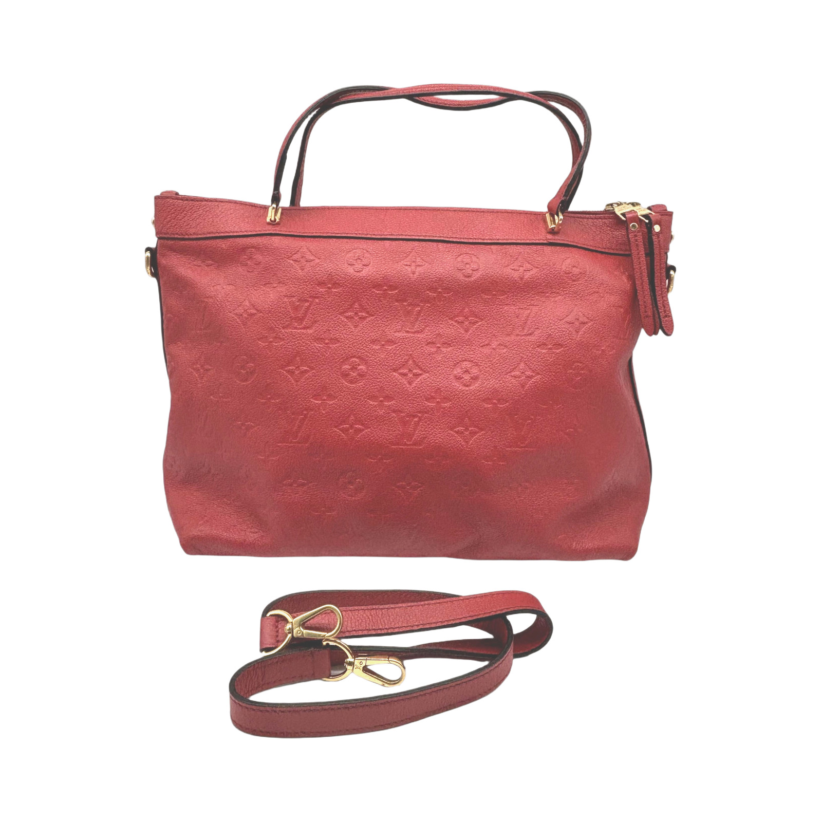 Louis Vuitton Empreinte Leather Red Bastille Handbag