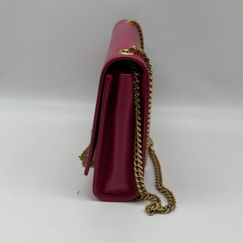 Yves Saint Laurent Pink Leather Kate Tassel Chain Crossbody photo 5