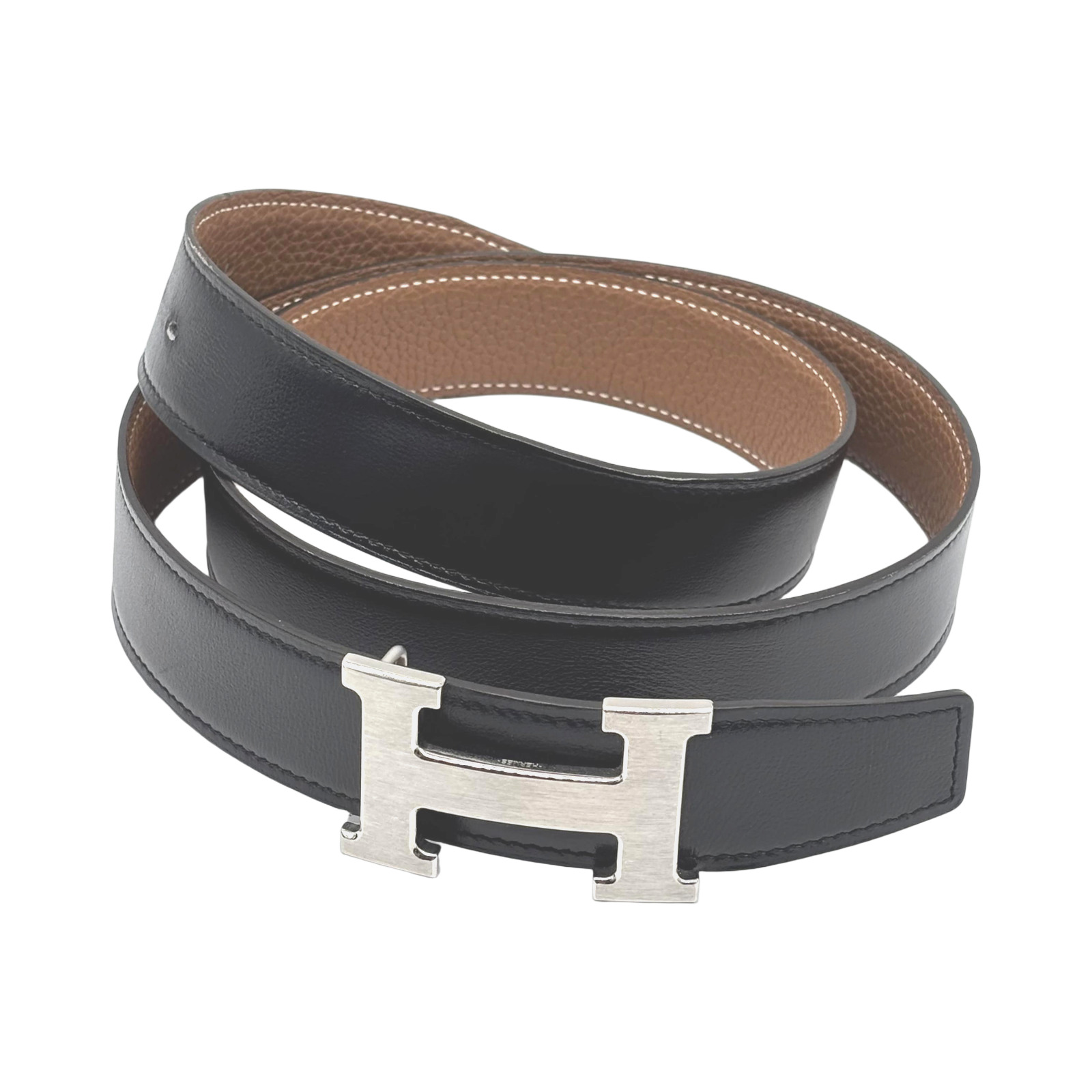Hermès H Belt Buckle With Reversible Strap