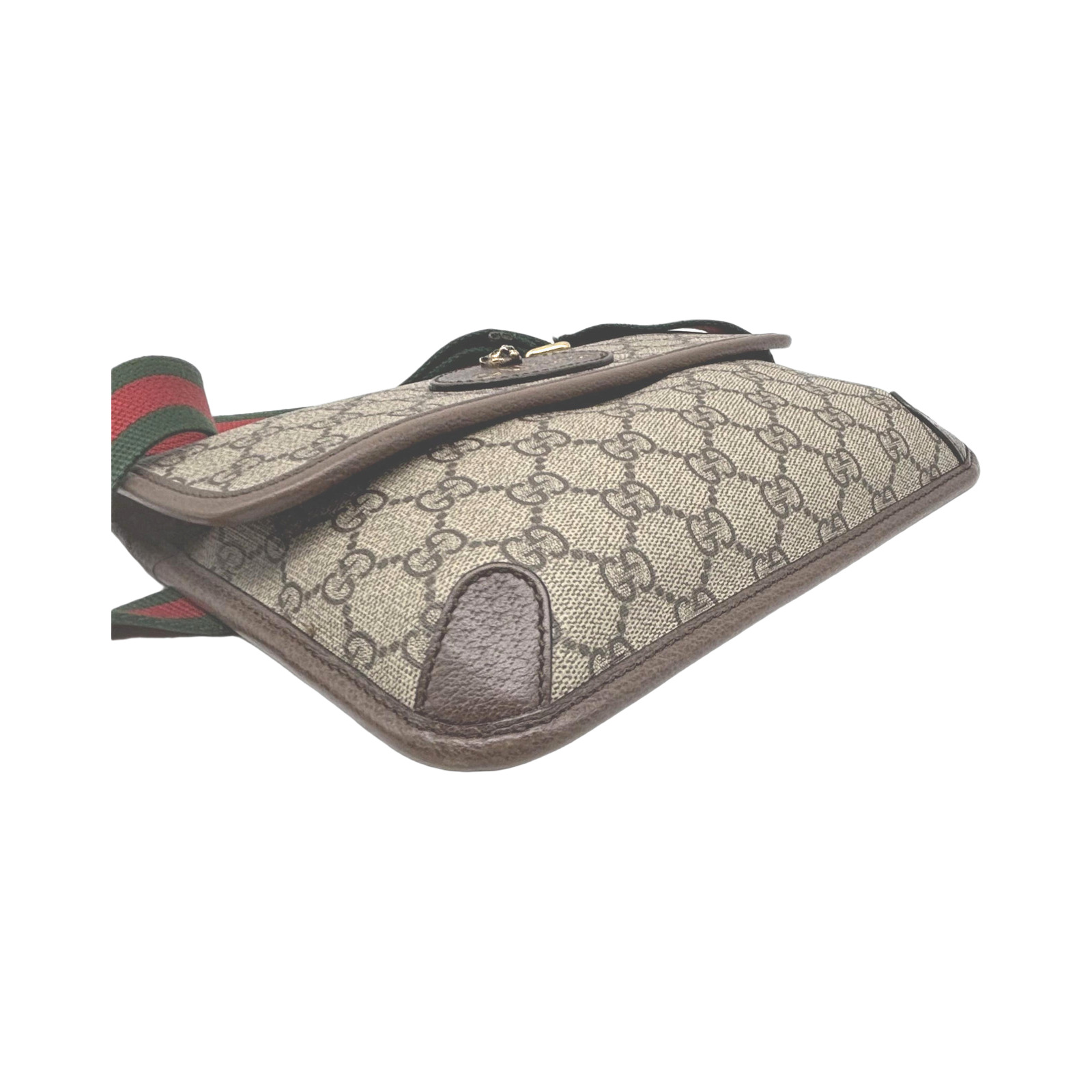 Gucci GG Supreme Monogram Flap Messenger Bag photo 3