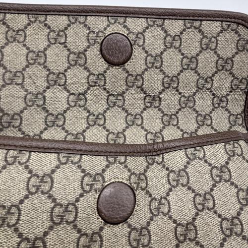 Gucci GG Supreme Monogram Flap Messenger Bag photo 6