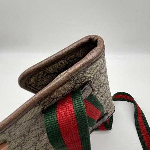 Gucci GG Supreme Monogram Flap Messenger Bag photo 7