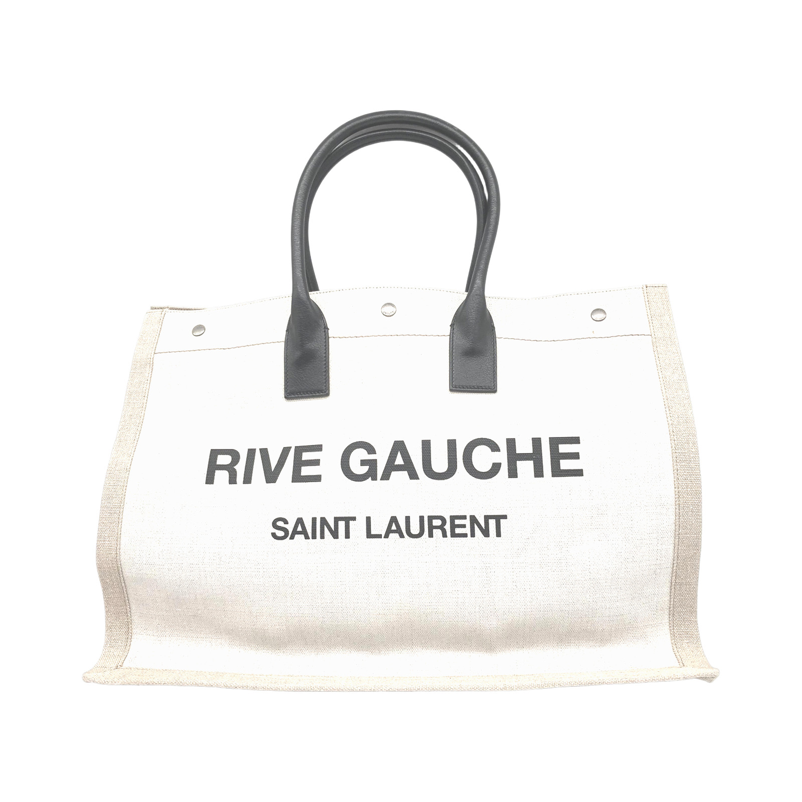 Yves Saint Laurent Large Canvas Rive Gauche Tote Bag photo 2