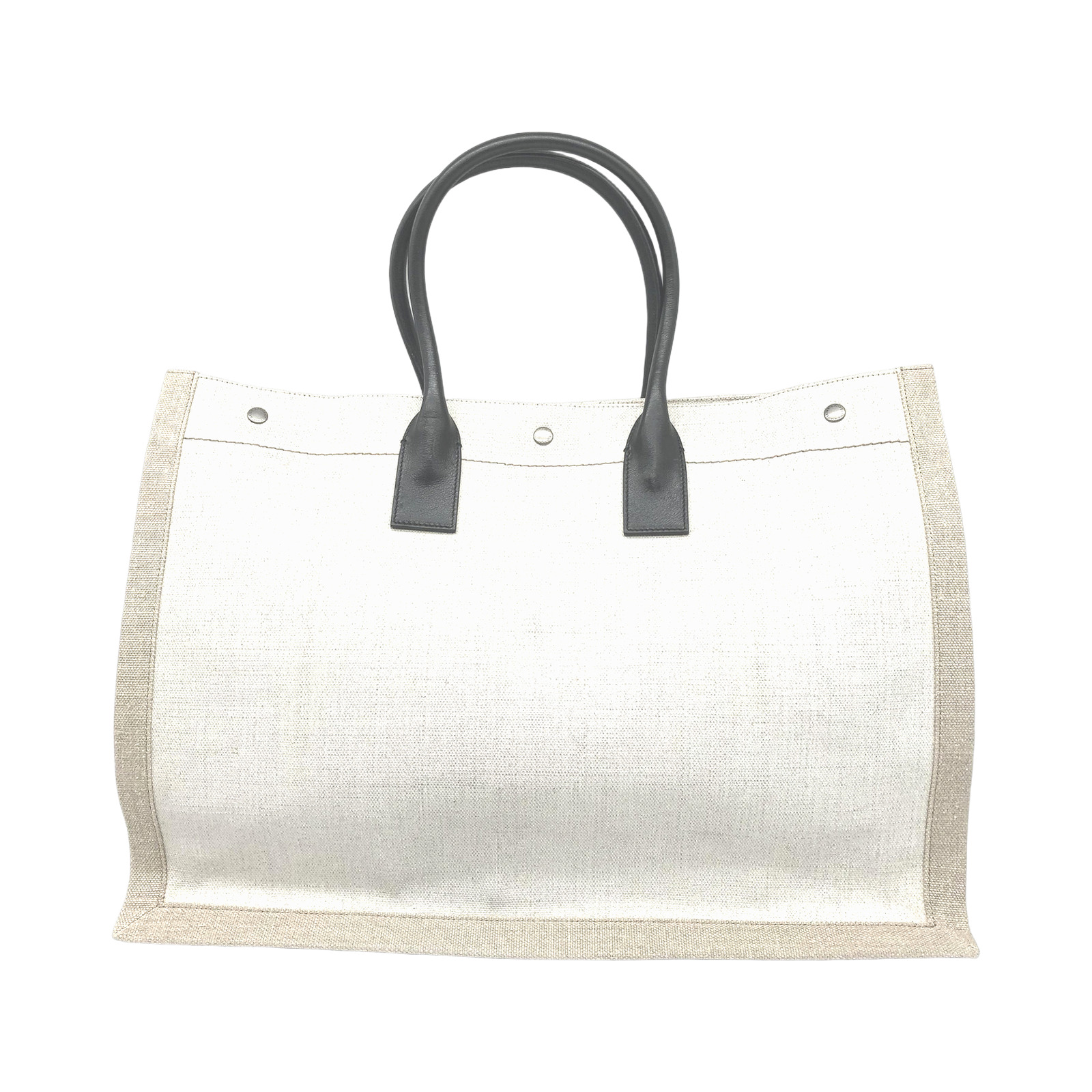 Yves Saint Laurent Large Canvas Rive Gauche Tote Bag photo 3