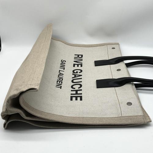 Yves Saint Laurent Large Canvas Rive Gauche Tote Bag photo 8