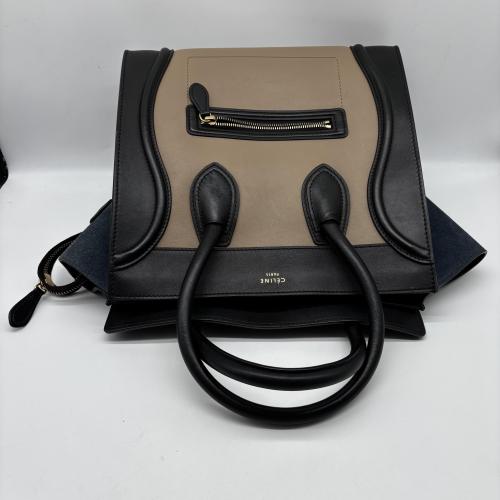Celine Tri-Color Luggage Tote Bag photo 5