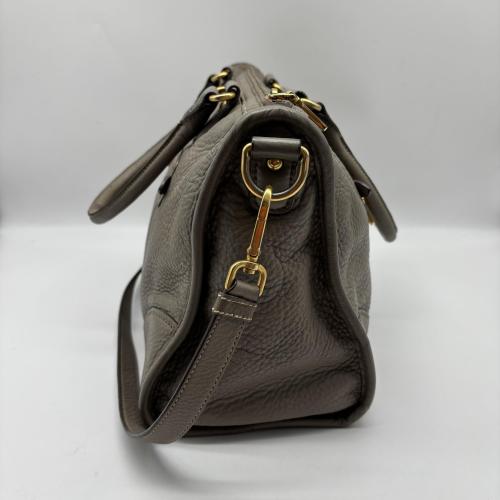 Prada Grey Leather 2way Bag photo 7