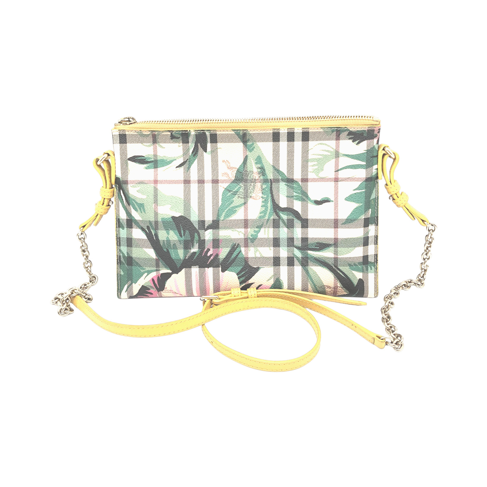 Burberry Peony Rose Printed Haymarket Check Crossbody Bag photo 3