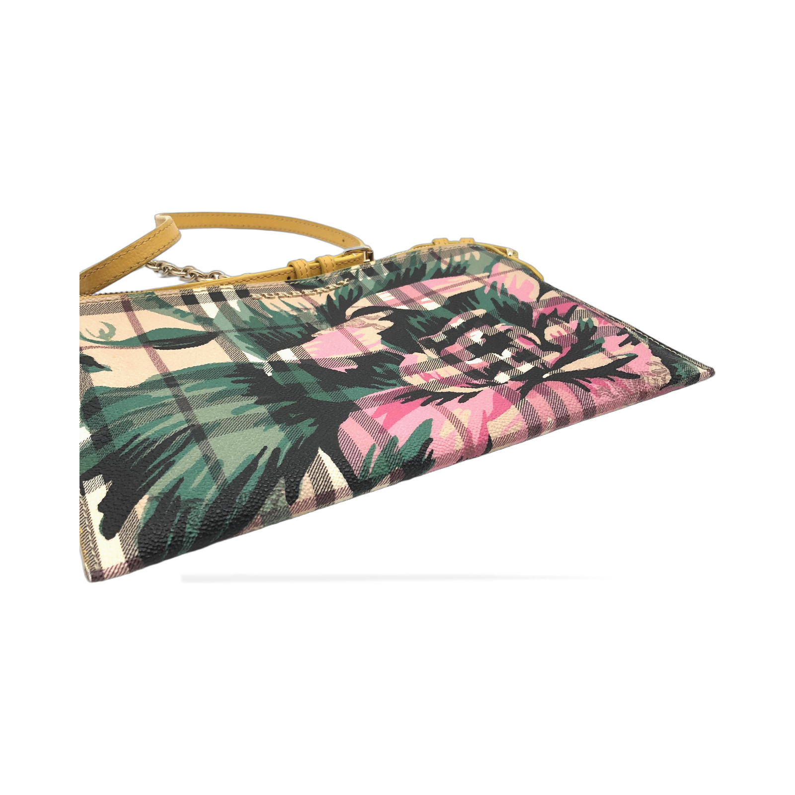 Burberry Peony Rose Printed Haymarket Check Crossbody Bag photo 4