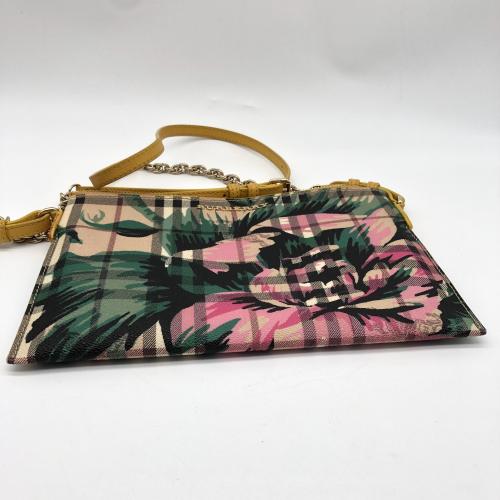 Burberry Peony Rose Printed Haymarket Check Crossbody Bag photo 6