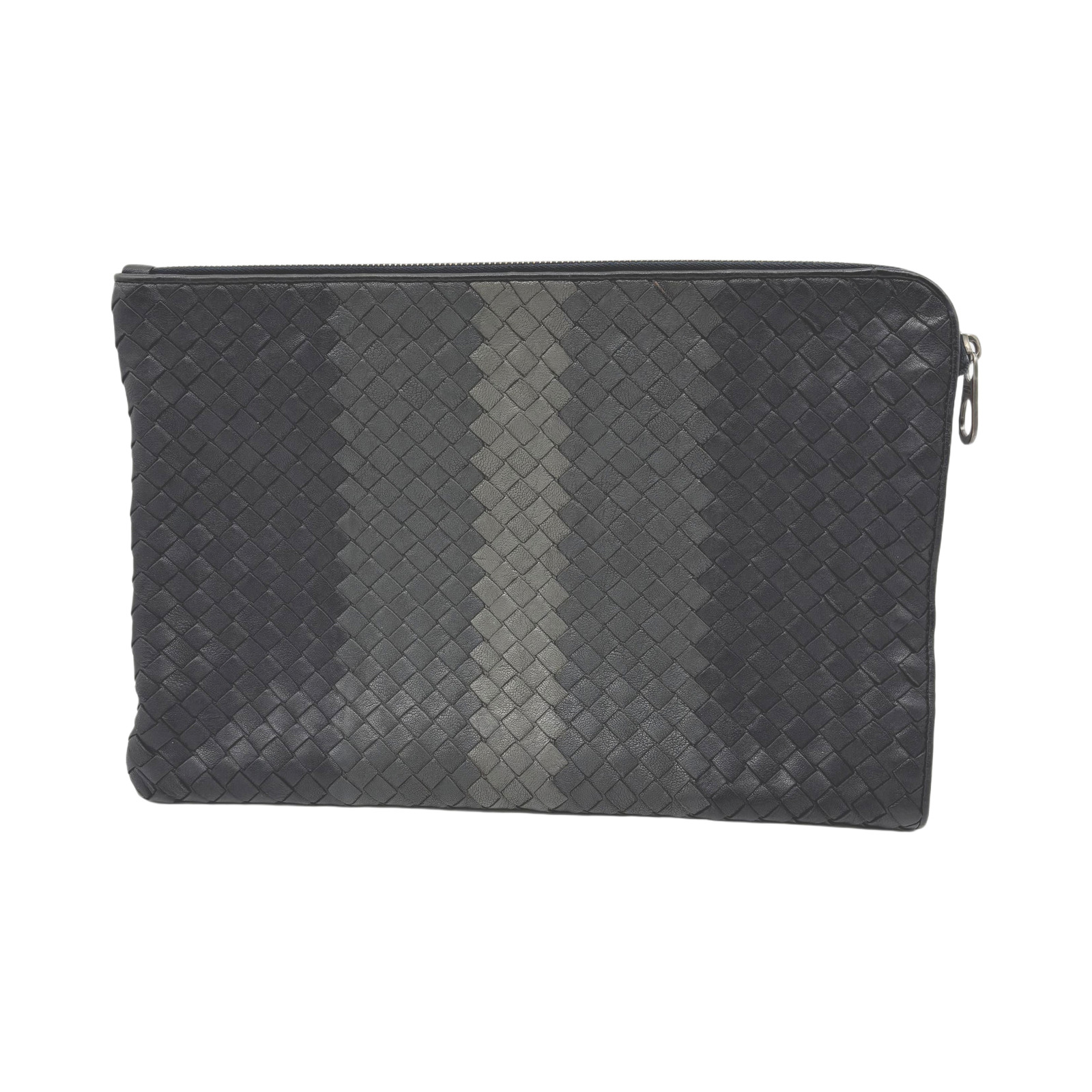 Bottega Veneta Intrecciato Leather Clutch Bag photo 2
