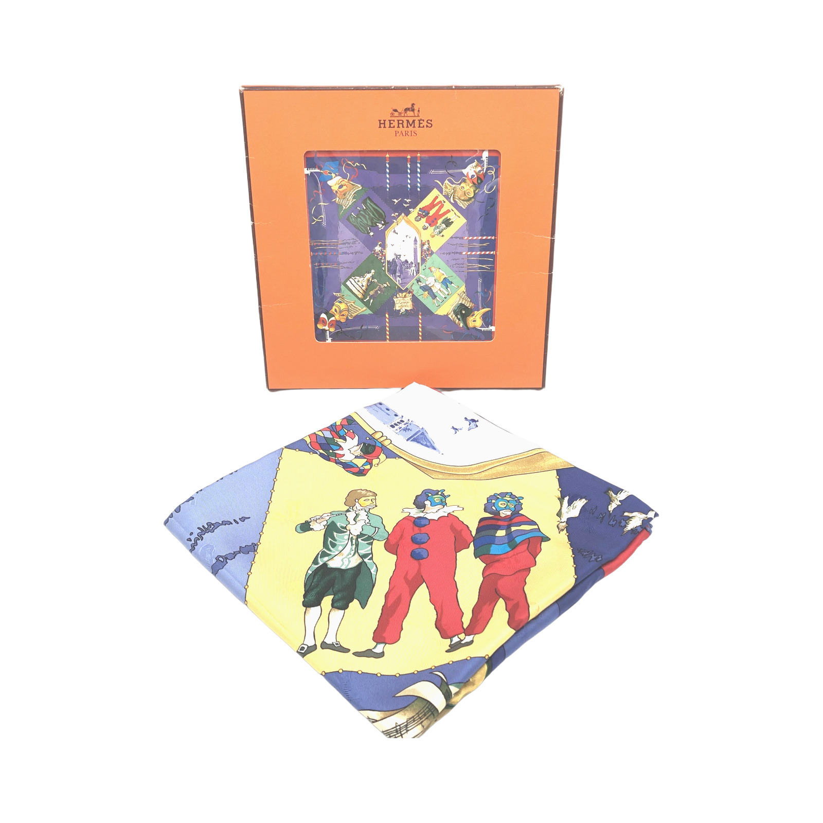 Hermès La Carnaval De Venise Silk Scarf