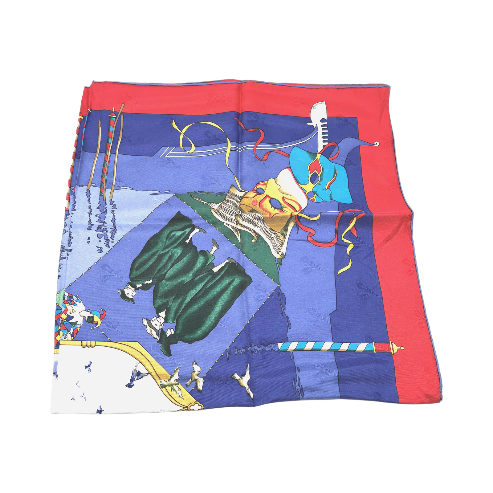 Hermès La Carnaval De Venise Silk Scarf photo 3