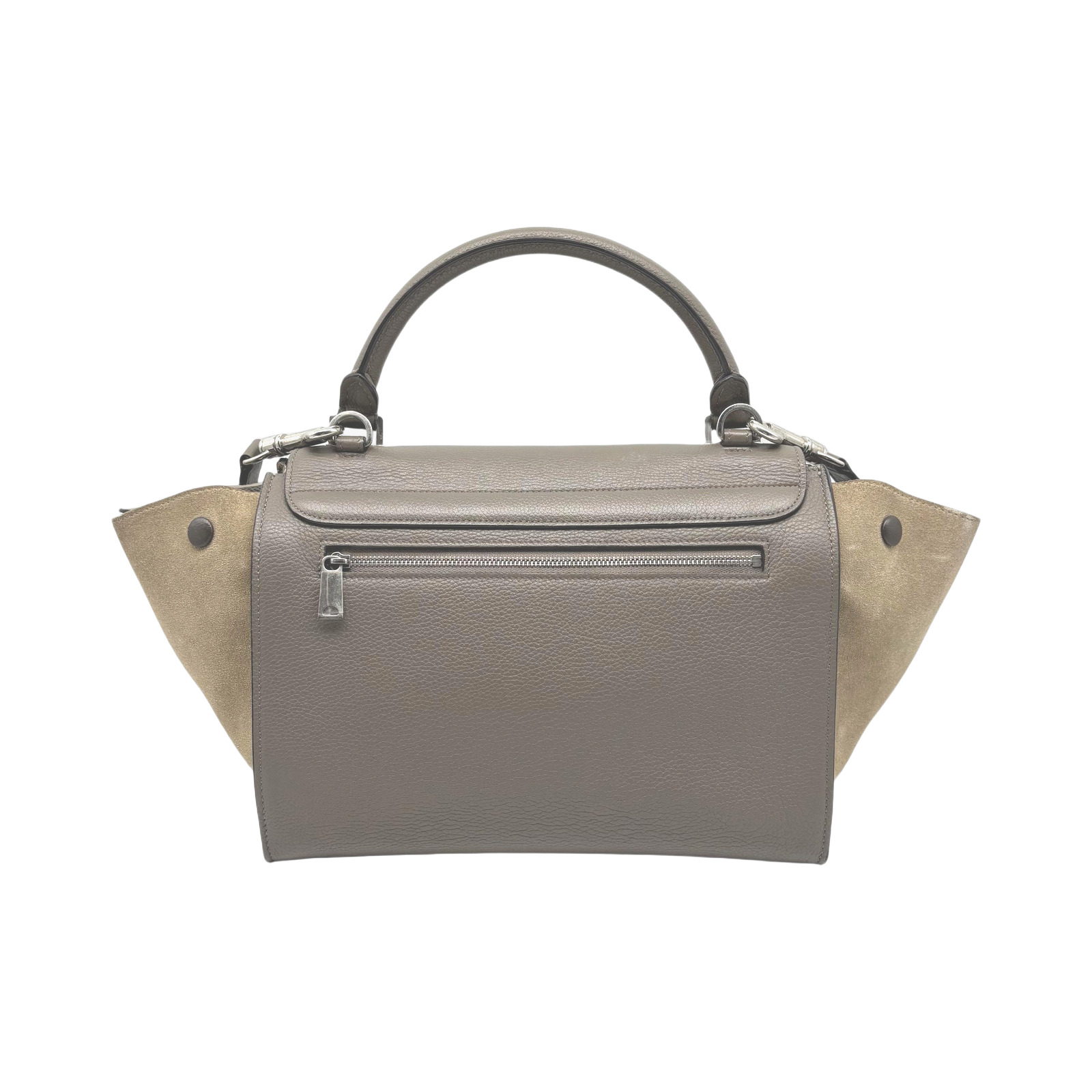 Celine Trapeze Suede Leather Shoulder Bag photo 2
