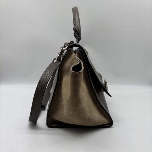 Celine Trapeze Suede Leather Shoulder Bag photo 6