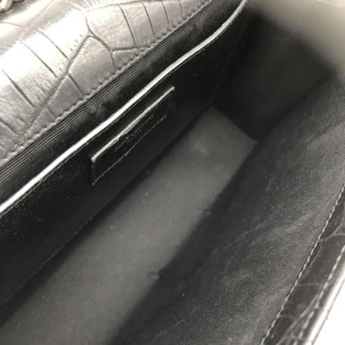 Yves Saint Laurent Crocodile Embossed Leather Sunset Shoulder Bag photo 4