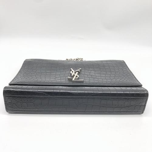 Yves Saint Laurent Crocodile Embossed Leather Sunset Shoulder Bag photo 5