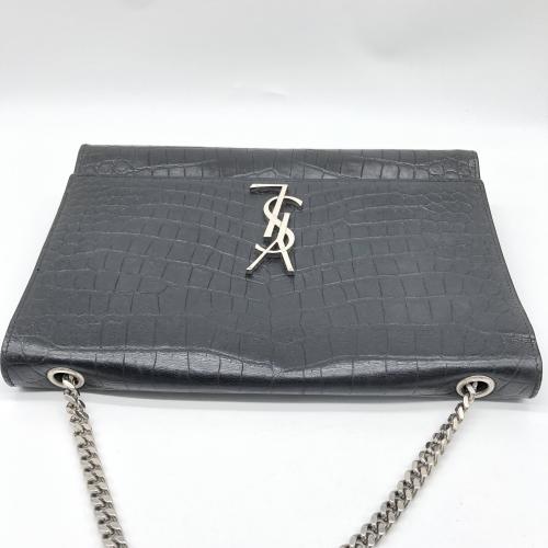 Yves Saint Laurent Crocodile Embossed Leather Sunset Shoulder Bag photo 6