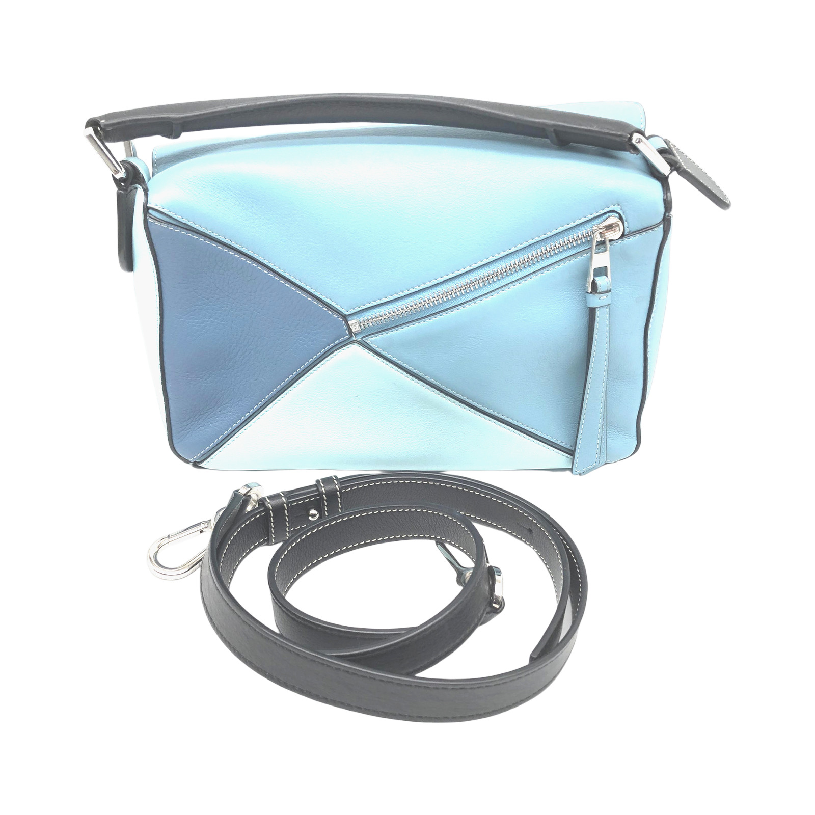 Loewe Tricolor Leather Puzzle Handbag photo 2