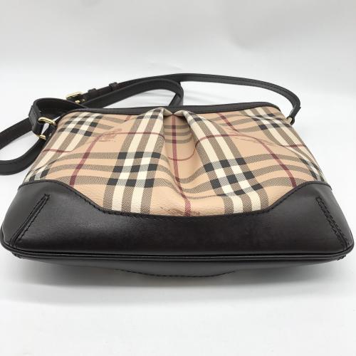 Burberry Haymarket Check Coated Canvas Crossbody photo 5