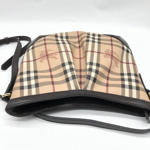 Burberry Haymarket Check Coated Canvas Crossbody photo 6