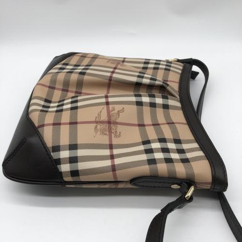 Burberry Haymarket Check Coated Canvas Crossbody photo 8