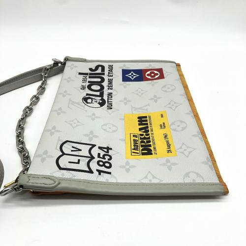 Louis Vuitton Monogram Canvas  "I Have A Dream" Virgil Abloh Flat Messenger Bag photo 8