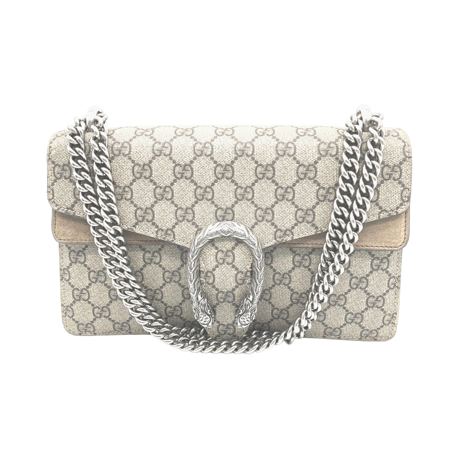 Gucci GG Supreme Dionysus Shoulder Bag Beige