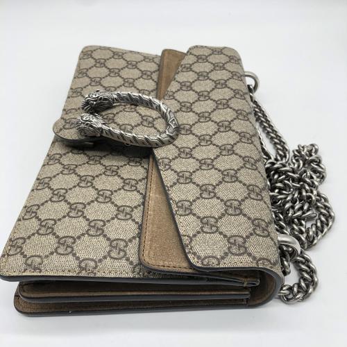 Gucci GG Supreme Dionysus Shoulder Bag Beige photo 6