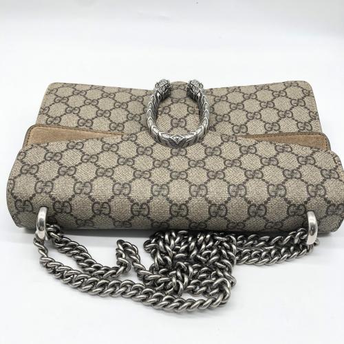 Gucci GG Supreme Dionysus Shoulder Bag Beige photo 7