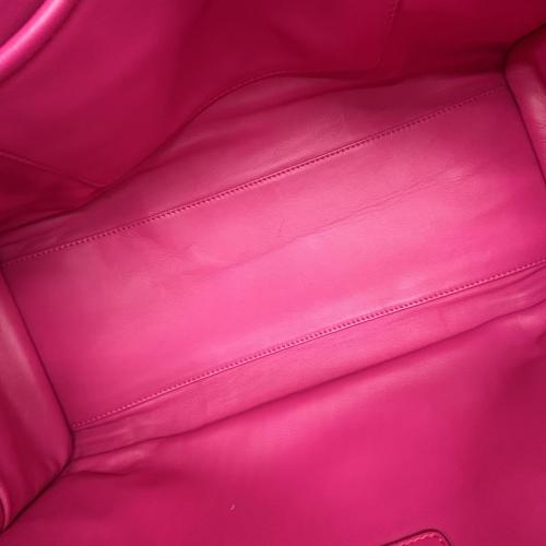 Loewe Amazona Handbag In Pink Leather photo 4