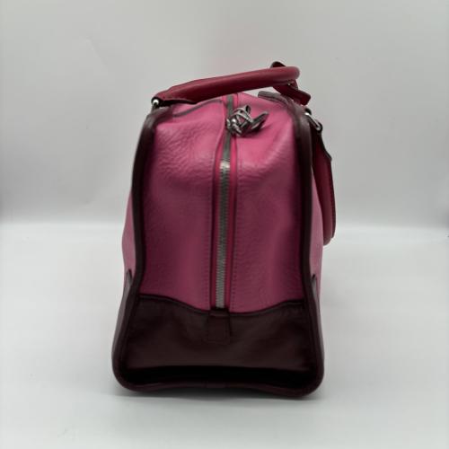 Loewe Amazona Handbag In Pink Leather photo 6