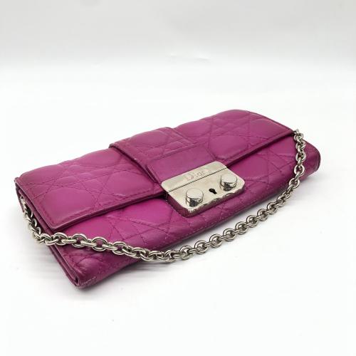 Christian Dior Lambskin Cannage Miss Dior Chain Wallet photo 3