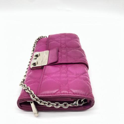 Christian Dior Lambskin Cannage Miss Dior Chain Wallet photo 8